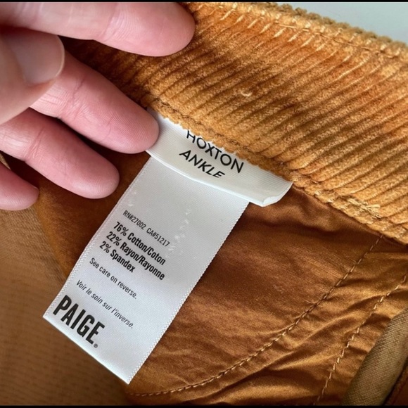 PAIGE CORDUROY SKINNY JEANS (28) - Picture 6 of 13